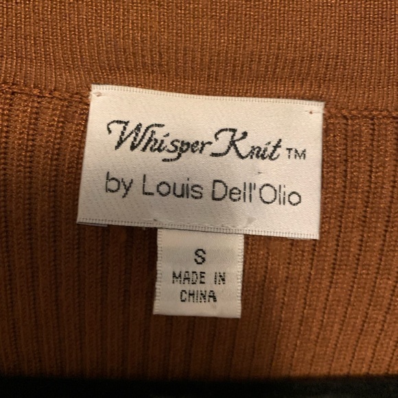 Whisper Knit By Louis Dell'Olio Autumn Brown Long Fall Cardigan Sweater Topper - Picture 3 of 11